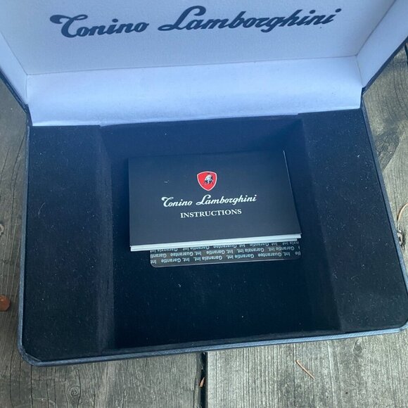 NEW Tonino Lamborghini Men's Chronograph Diamond Bezel Stainless Steel Watch - Picture 12 of 16